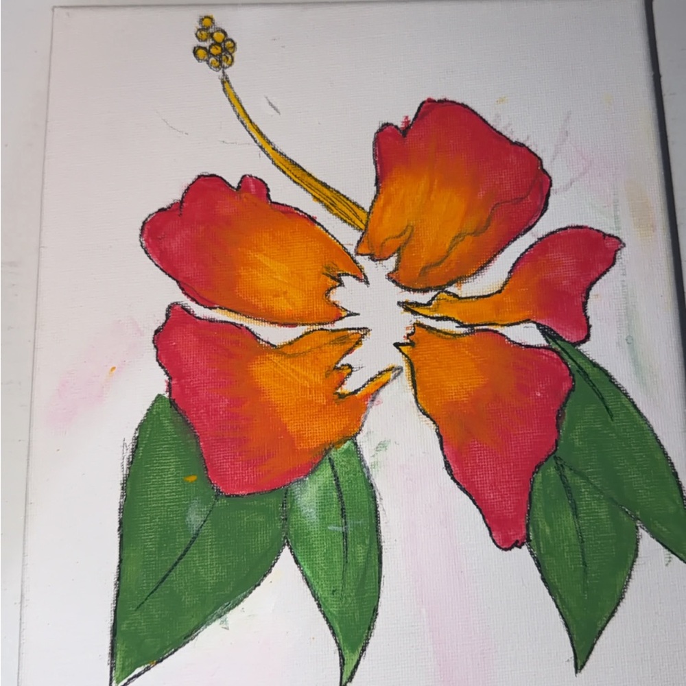 Vibrant Floral Canvas Art